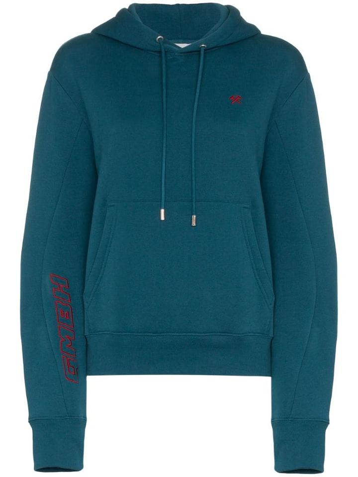 Gmbh X Browns Dag Logo-embroidered Hoodie - Blue