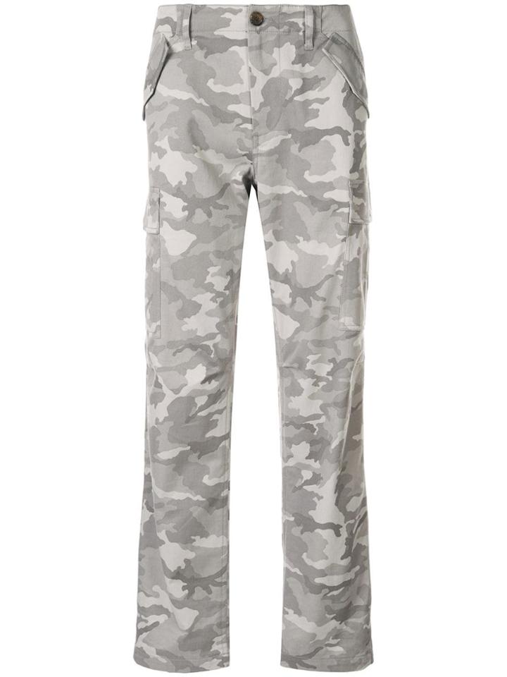 Ports V Camouflage Trousers - Grey