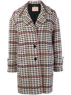 Twin-set Tweed Coat - Grey