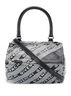 Givenchy Logo Print Pandora Tote - Black