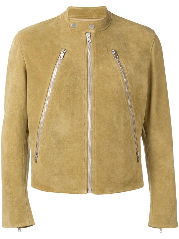 Maison Margiela Classic Biker Jacket - Neutrals