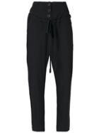 Lost & Found Ria Dunn Layered Cropped Pants - Black
