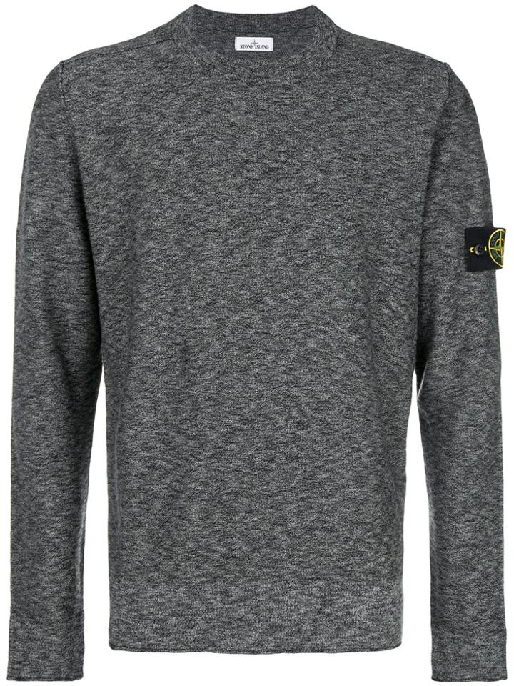 Stone Island Melange Sweatshirt - Grey