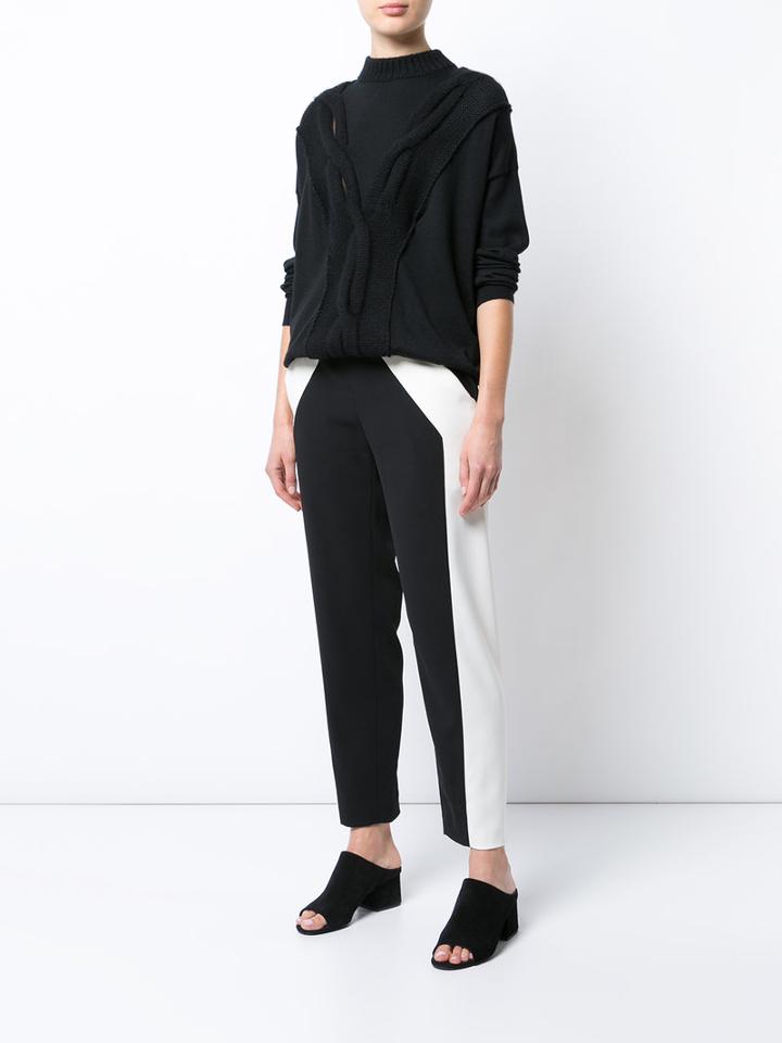 Sally Lapointe - Cashmere Knitted Sweater - Women - Cashmere - M, Black, Cashmere