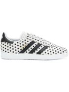 Adidas Gazelle Polka Dot Sneakers - White