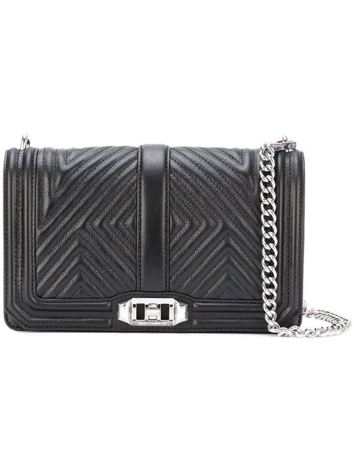 Rebecca Minkoff - Core Quilted Love Crossbody Bag - Women - Leather - One Size, Black, Leather