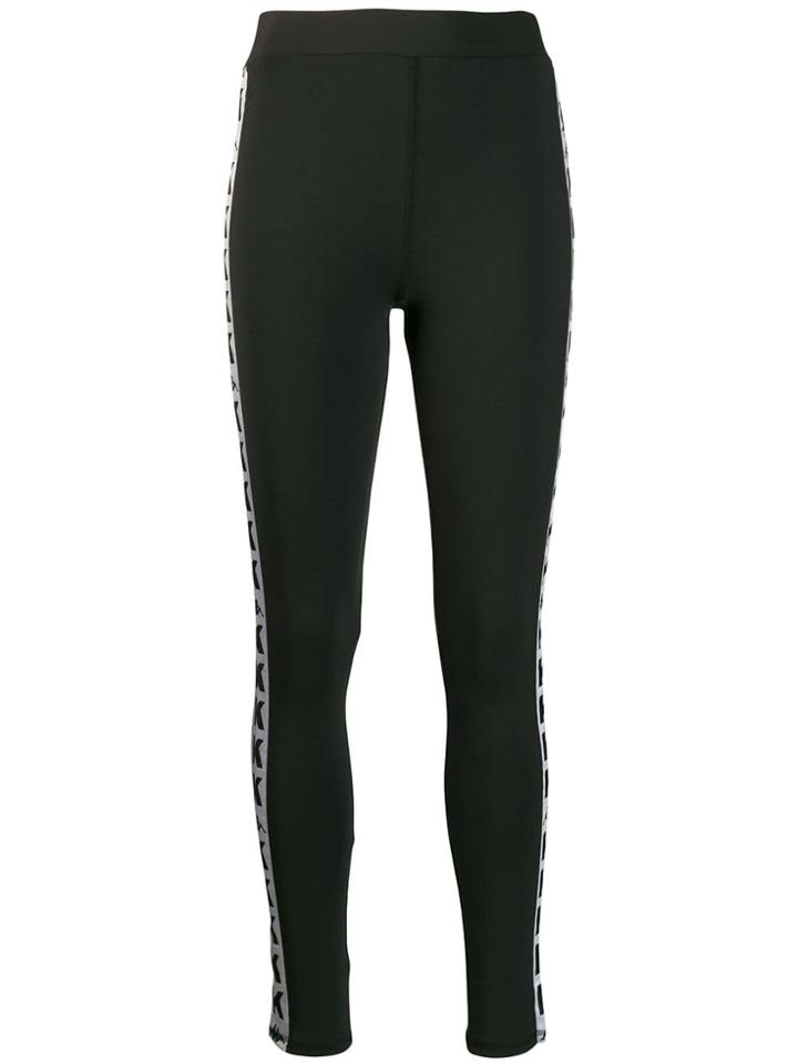 Kappa Logo Trimmed Track Trousers - Black