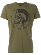 Diesel 'diego' T-shirt, Men's, Size: Small, Green, Cotton