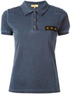 Fay Star Patch Polo Shirt, Women's, Size: Small, Blue, Cotton