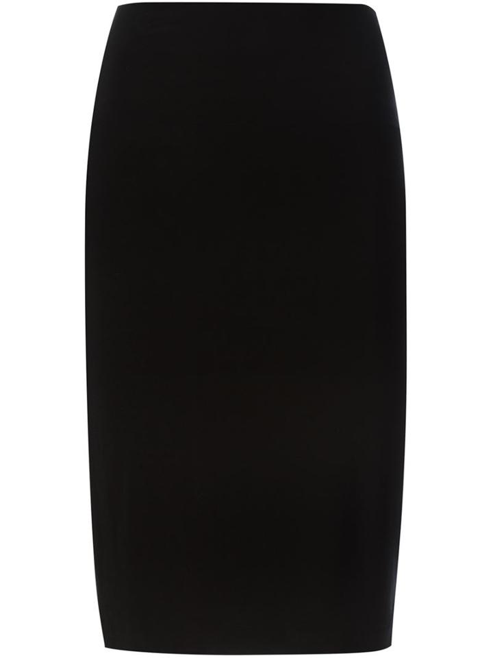 Norma Kamali Stretch Pencil Skirt