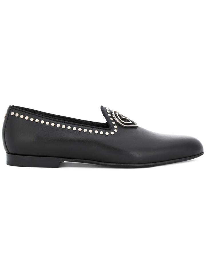 Dsquared2 Studded Dd Loafers - Black