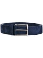 Orciani Thin Buckle Belt - Blue