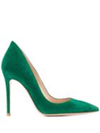 Gianvito Rossi Ellipsis Pointed Pumps - Green