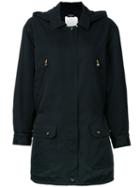 Chanel Vintage Cc Zip-up Hood Jacket, Women's, Size: 42, Black