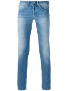 Dondup George Jeans, Men's, Size: 35, Blue, Cotton/spandex/elastane/polyester/cotton