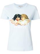 Fiorucci Logo Print T-shirt - Blue