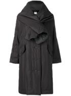Pleats Please Issey Miyake Scarf Raincoat - Black