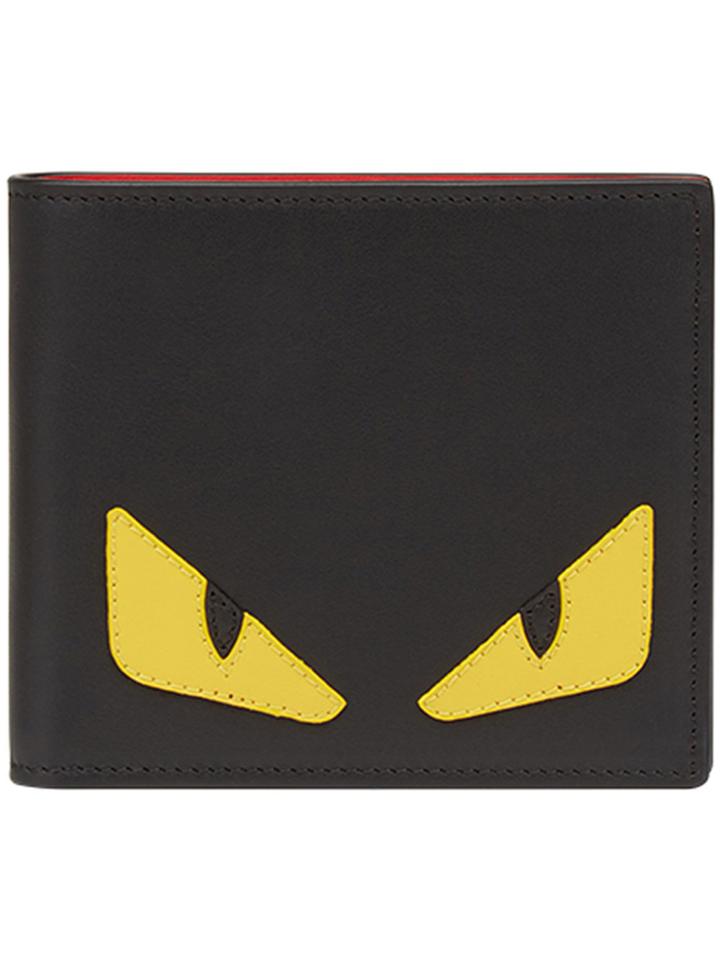 Fendi Bag Bugs-appliqué Wallet - Black