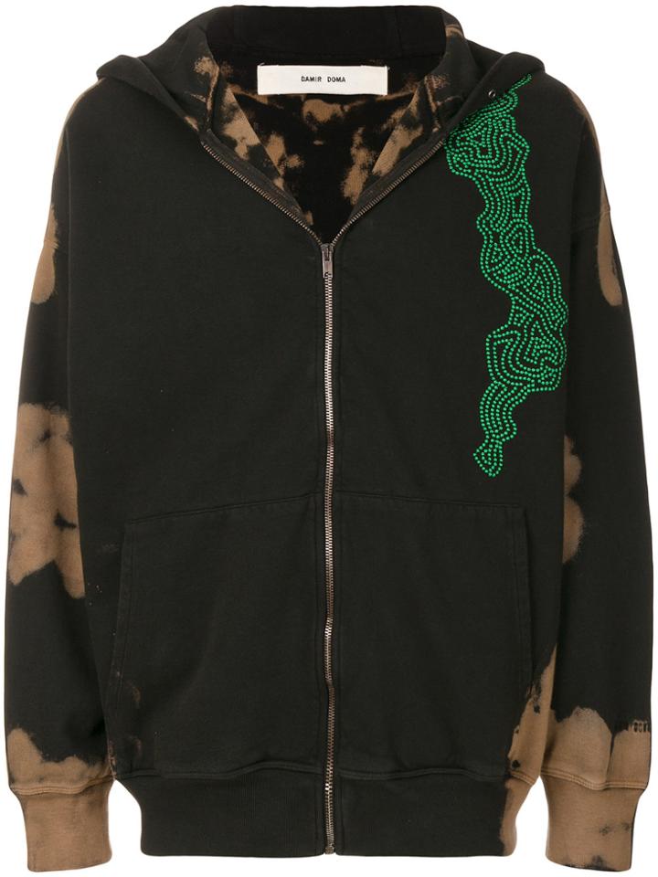 Damir Doma Wenzi Embroidered Sweatshirt - Black