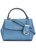 Michael Michael Kors Extra Small Ava Crossbody Bag, Women's, Blue, Calf Leather