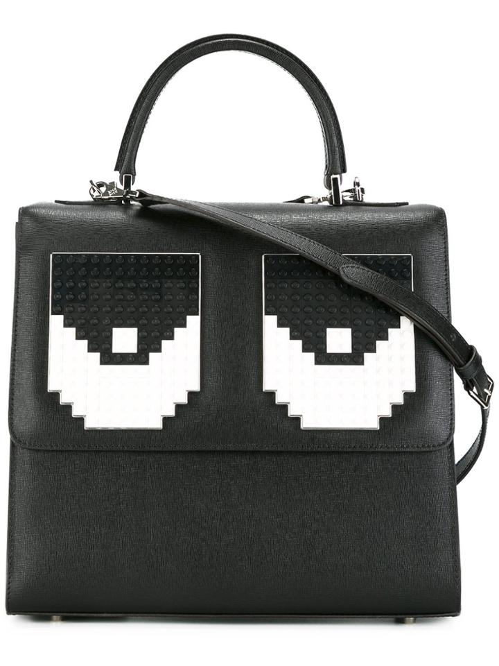 Les Petits Joueurs 'alex Tromp L'oeil' Top Handle Bag - Black