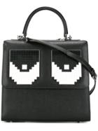 Les Petits Joueurs 'alex Tromp L'oeil' Top Handle Bag - Black
