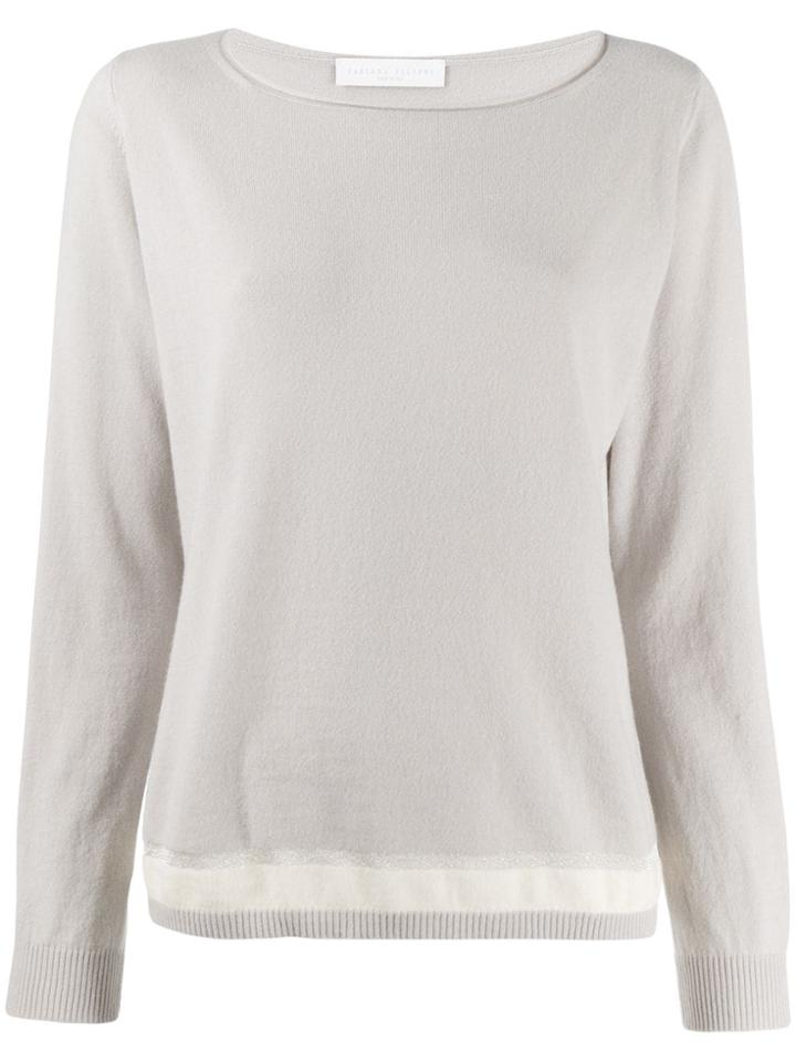 Fabiana Filippi Lightweight Sweatshirt - Grey