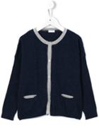 Il Gufo Contrast Trim Cardigan
