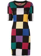 Staud Check Print Dress - Multicolour