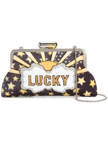 Sarah's Bag Lucky Clutch - Black