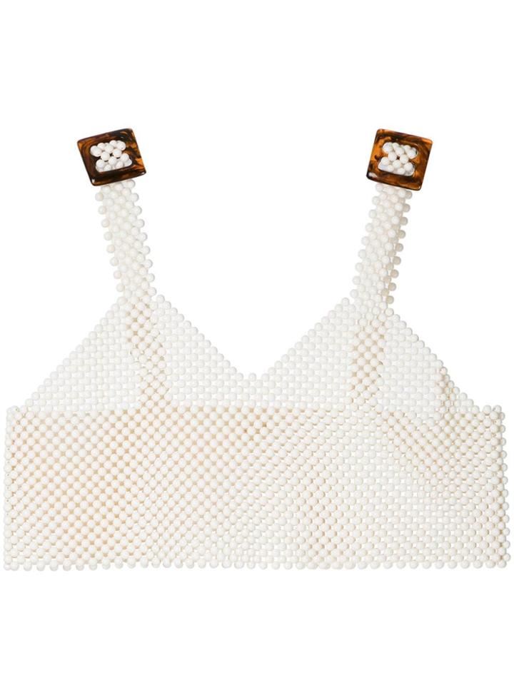 Framed Cropped Beads Come Back Framed - Neutrals