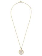 Ippolita 18kt Yellow Gold Medium Lollipop Mother-of-pearl And Clear