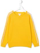 Bellerose Kids Stripe Sleeve Sweater, Girl's, Size: 10 Yrs, Yellow/orange