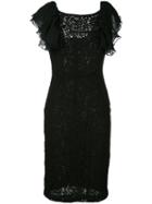 Ainea - 'woman' Dress - Women - Cotton/polyamide/polyester - 44, Black, Cotton/polyamide/polyester