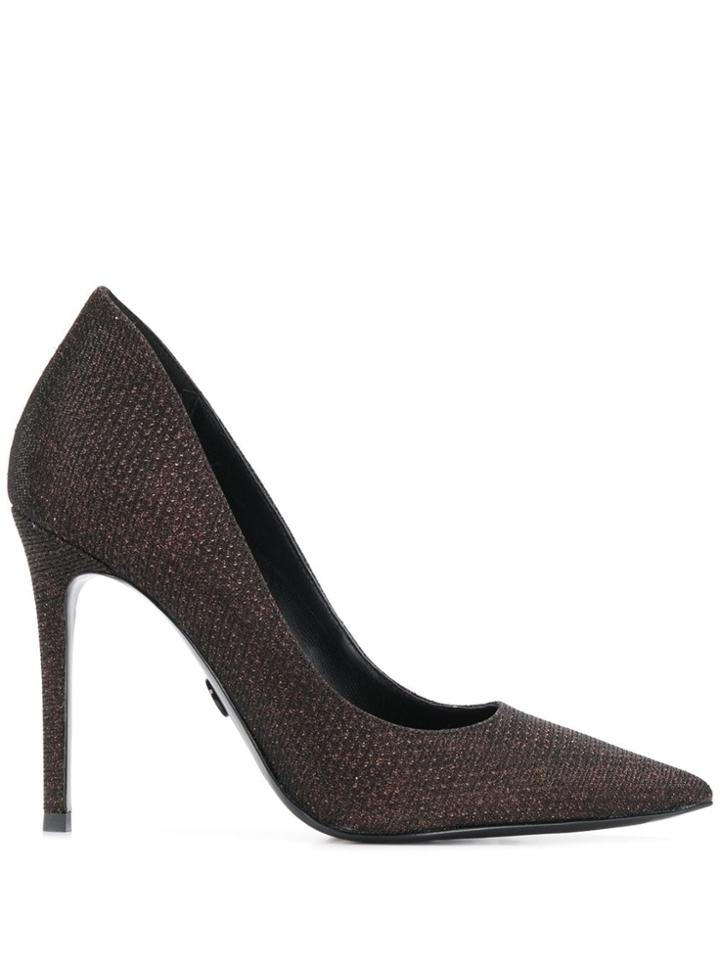 Michael Michael Kors Metallic Stiletto Pumps - Black