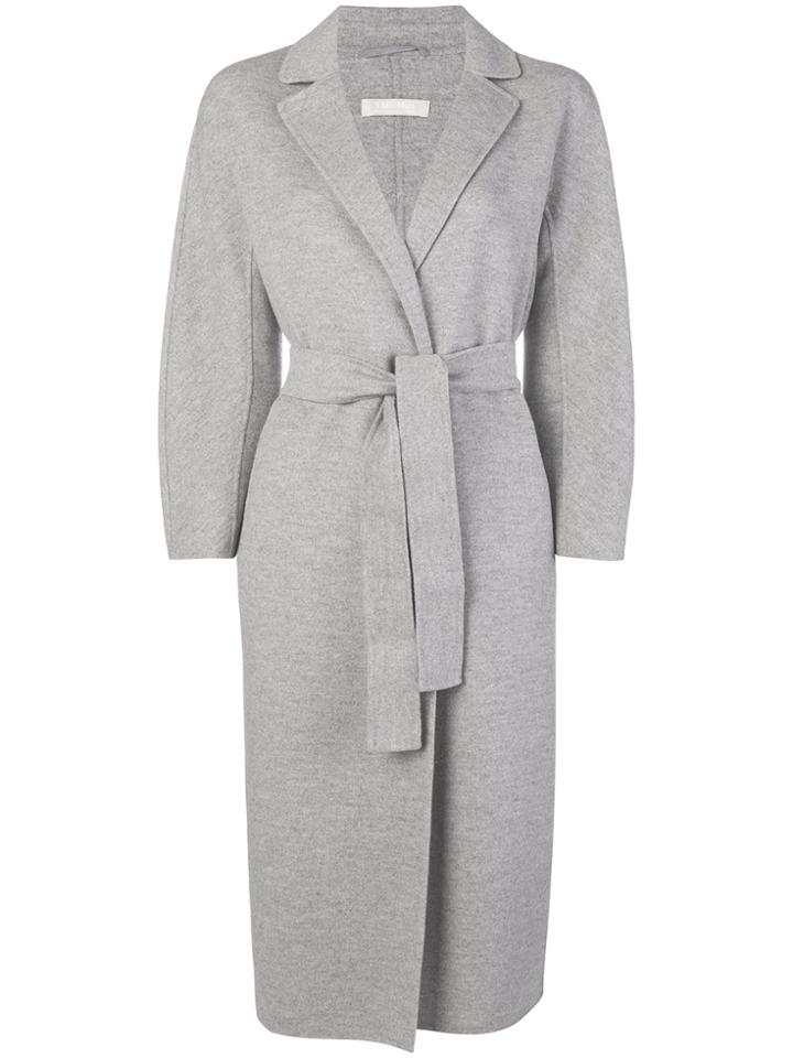 's Max Mara Belted Midi Cardi-coat - Grey