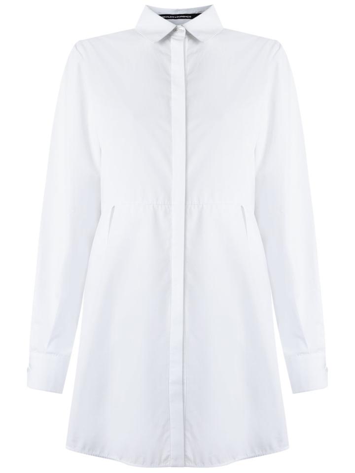 Long Shirt - Women - Cotton - 42, Blue, Cotton, Reinaldo Lourenço