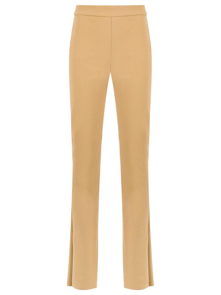 Gloria Coelho High Waisted Flared Trousers - Brown