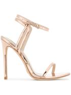 Gianni Renzi Metallic Stiletto Sandals