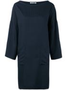 Barena Patch Pocket Shift Dress - Blue