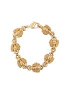 Christian Dior Vintage 80's Bees Bracelet - Gold