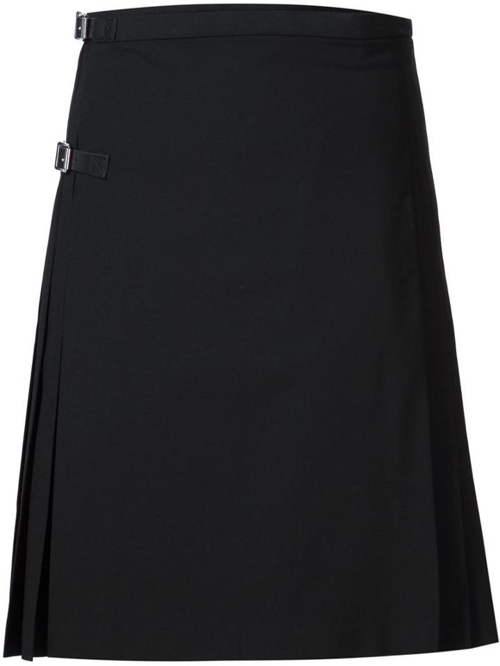 J.w. Anderson Side Buckle Pleated Skirt