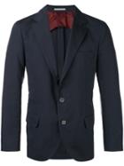 Brunello Cucinelli Three-button Suit Jacket, Men's, Size: 48, Blue, Cotton/silk/cupro