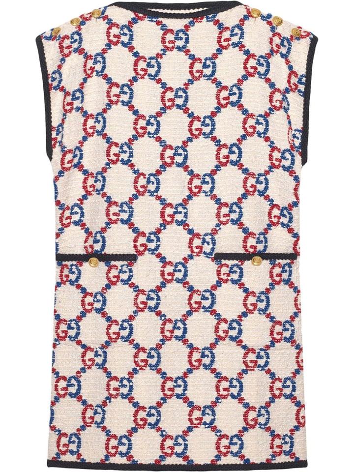 Gucci Gg Sylvie Tunic Dress - White