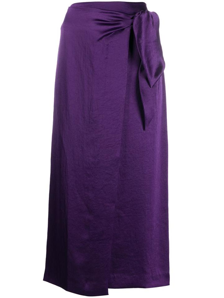 Nanushka Side Tie Wrap Skirt - Pink