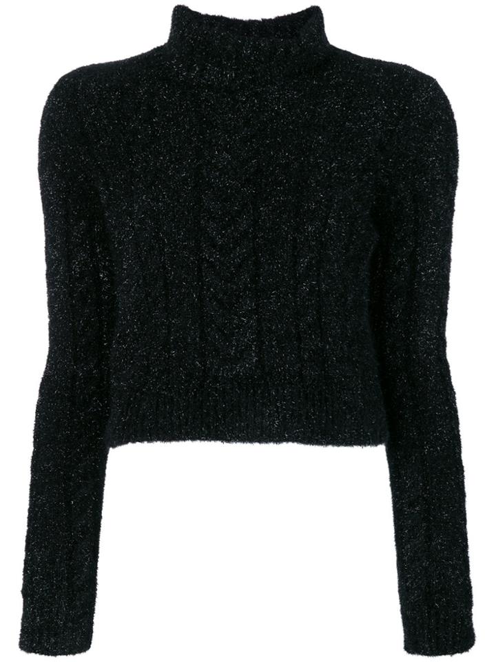 Philosophy Di Lorenzo Serafini Roll Neck Knitted Jumper - Black