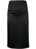 Chanel Vintage 2002 Pencil Skirt - Black