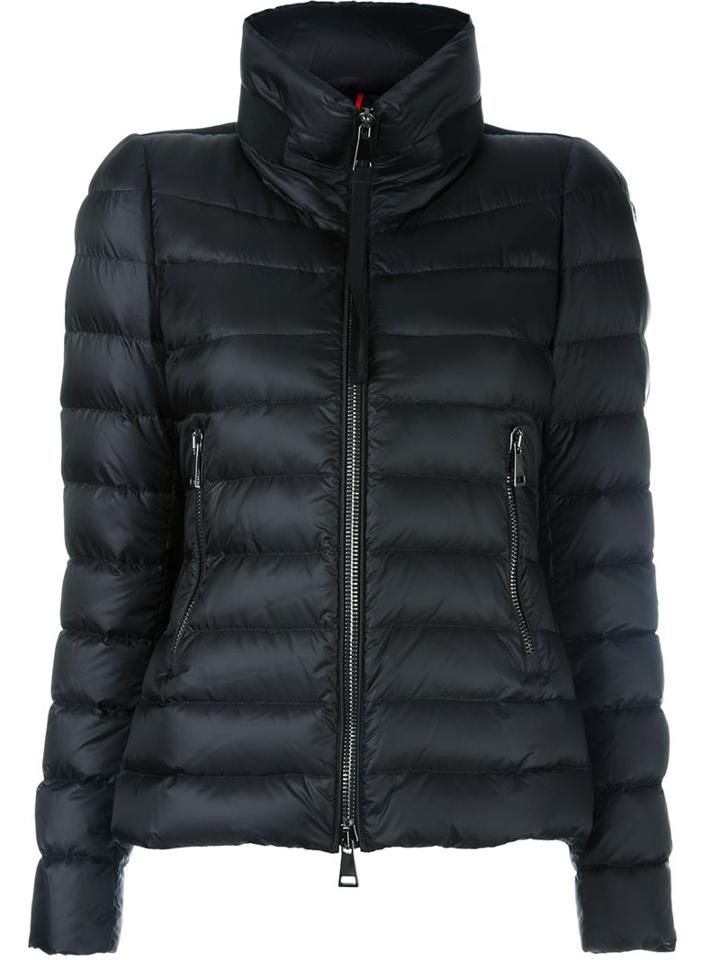 Moncler Padded Jacket, Women's, Size: 2, Black, Polyamide/virgin Wool/goose Down
