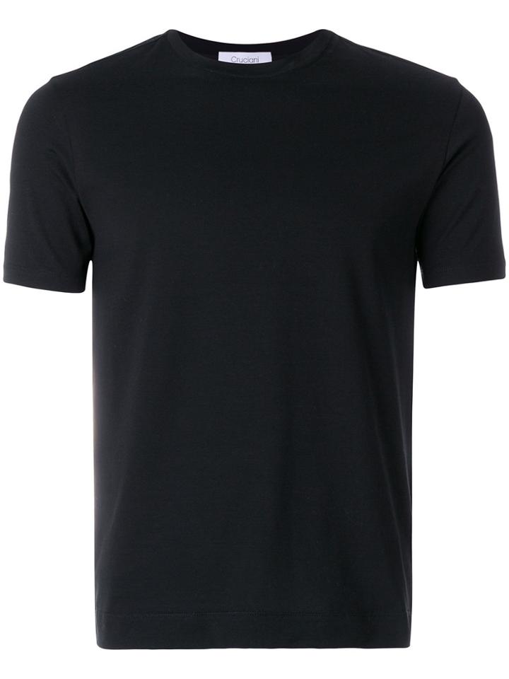 Cruciani Plain T-shirt - Black
