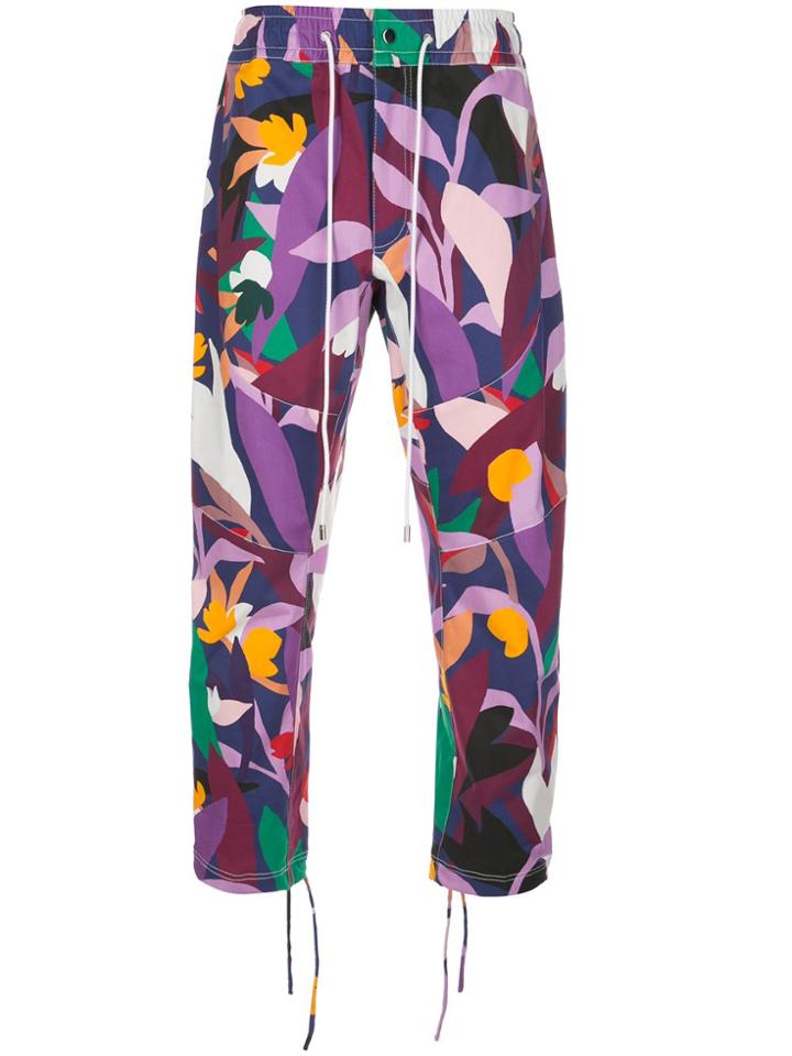 Prabal Gurung Drawstring Waist Trousers - Purple